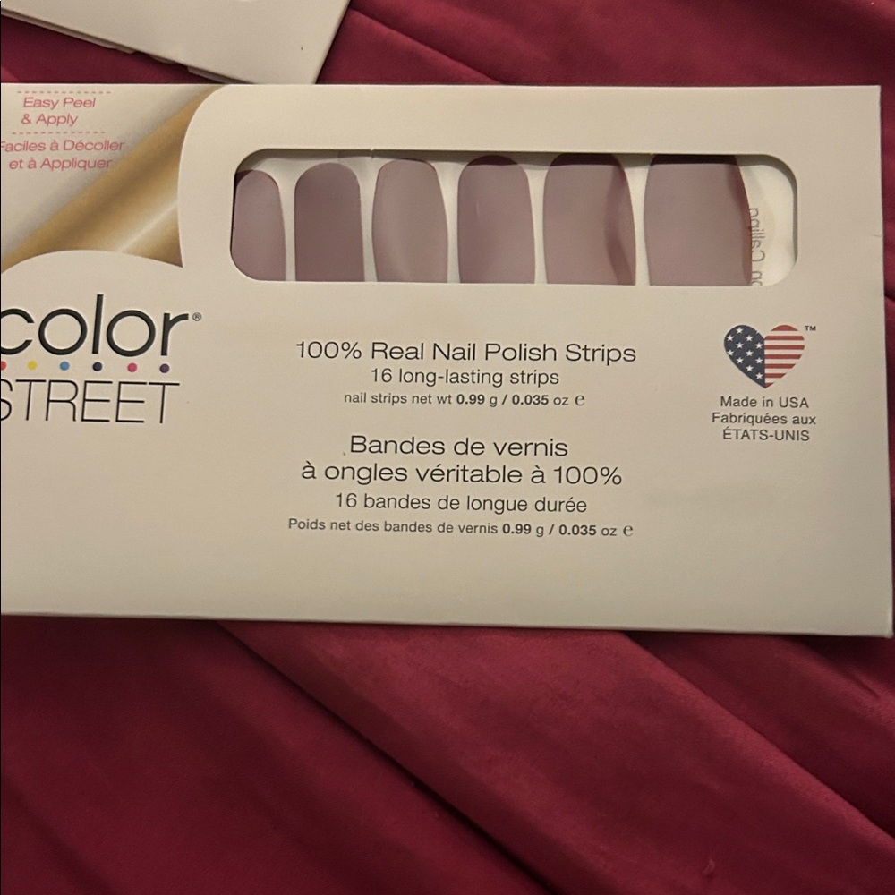 Color Street Mauve Nail Polish Strips